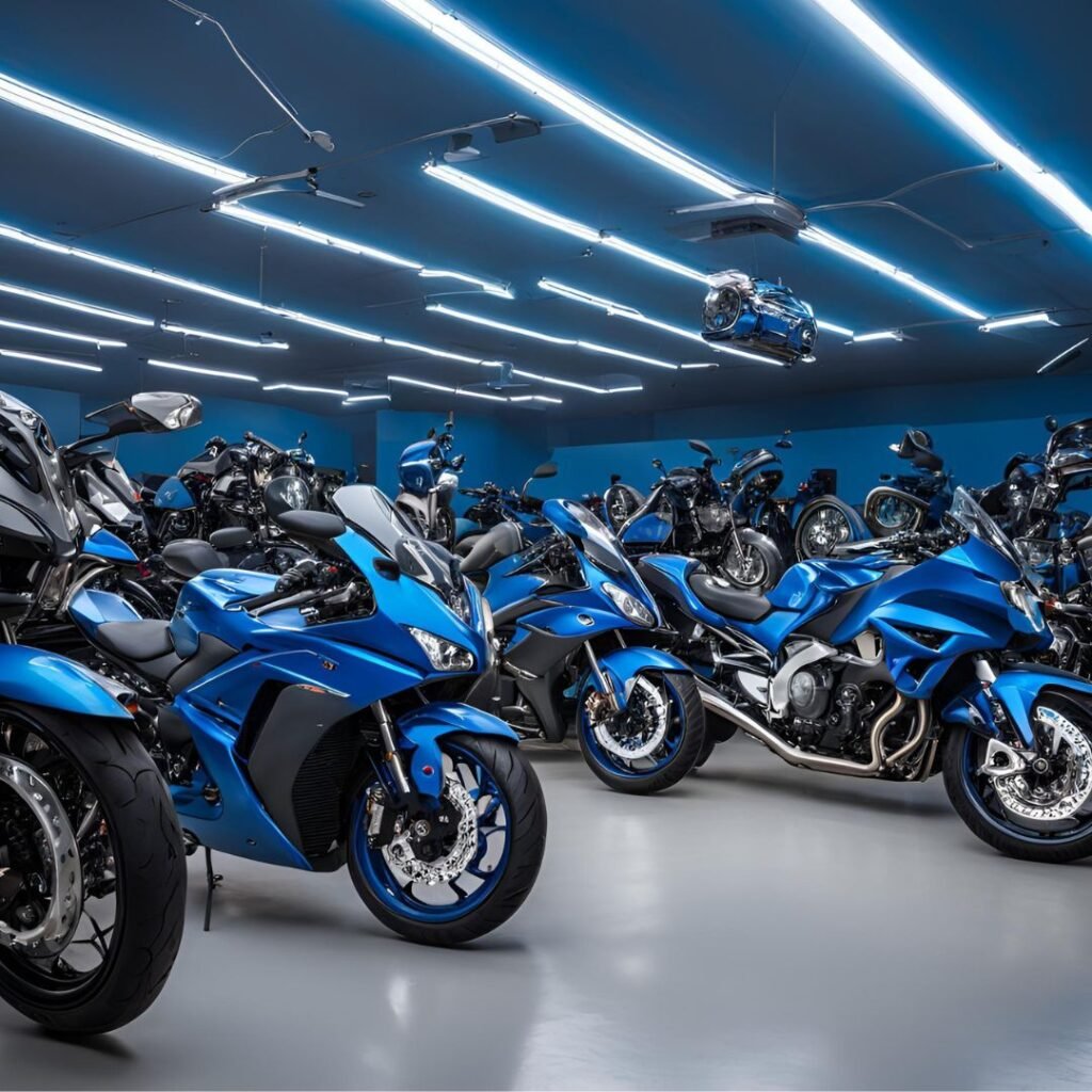 Blue Motorcycle